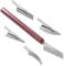 Hobby Modeling Saw, Model Craft Hand Saw - Manual Model Modeling Tool Set,Precision Saw Model Cutting Set with 4 Cutters A