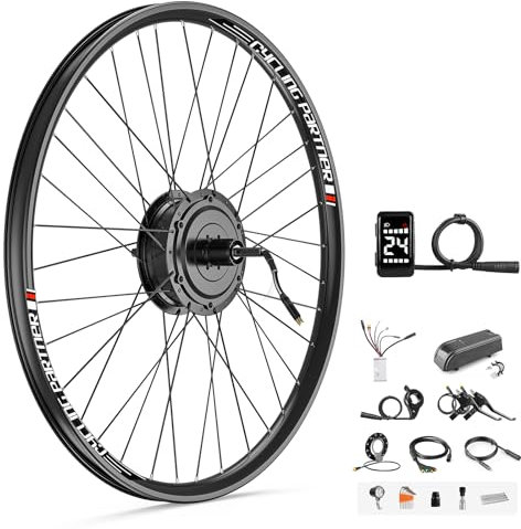 Varstrom 36V 250W Hinterradnabenmotor E-Bike Umrüstsatz – Kompatibel mit 26 Rädern | DZ40 Display | Ohne Akku