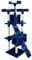 Wadan 170 cm Tall Cat Tree Tower | Multilevel Climbing House with Condos, Ladder, Cat Activity Centre with Scratching Posts Indoor Furniture for Large Small Cats (Blue, 170cm)