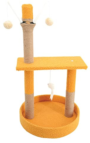 JINMUXUAN Katzenbaumkatze Kletterrahmen Großer Katzen -Nest -Baum EIN Katzenspielzeug mit Nest Katze Sprungplattform greifen Säulen Kletterkatze Katze Kletterbaum Klettern Beauty Comes