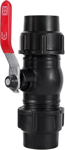 LUbrel Raccord Rapide for Tuyau d'eau, vanne 20/25/32/40/50 mm, raccord coudé for Tuyau d'eau, raccord en Plastique for l'irrigation agricole, raccords en PVC PE(Metal Handle 20mm)