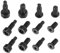 QUMIIRITY 16pcs Ring Door Bell Screws Replacement Set Security Doorbell Hardware Screws Compatible Smart Doorbells