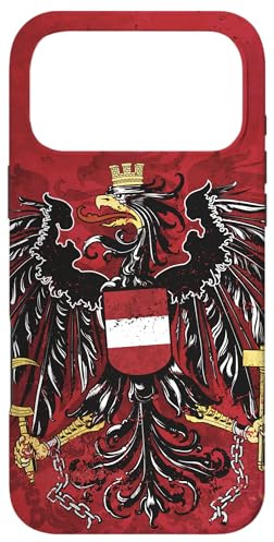 Hülle für iPhone 17 Pro Max Österreich Flagge Wappen Adler Vintage Österreicher Austria