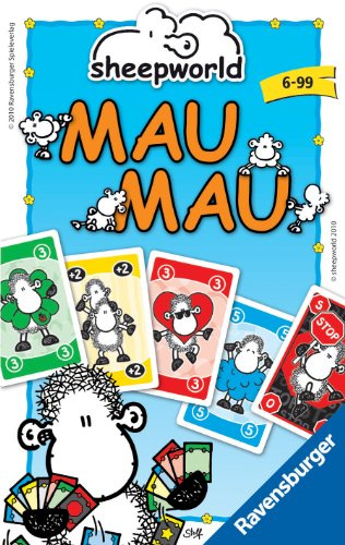Ravensburger 23303 - Sheepworld: Mau Mau - Mitbringspiel