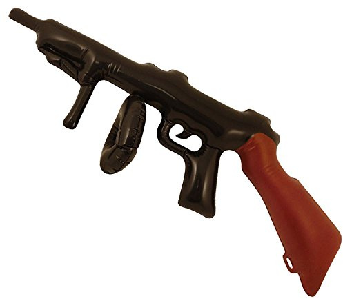 I LOVE FANCY DRESS AUFBLASBARES MASCHINEN GEWEHR 80cm