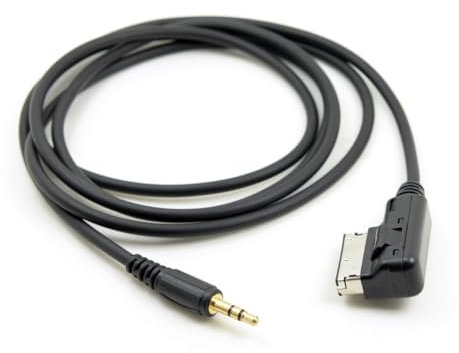 chenyang Stereo 3.5mm zu Medien in AMI MDI Audio Aux Adapter Kabel für X164 X166 W204 X204 w176 w207 A207 C207 W211 W218 W212 Auto und Telefon