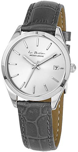 Jacques Lemans DamenArmbanduhr Analog Quarz Leder LP-132J