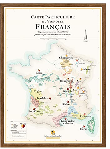 Carte des Vins de France (50 x 70 cm)