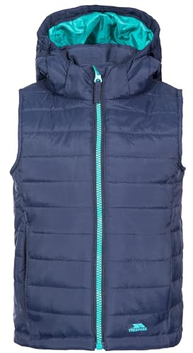 Trespass Girls Gilet Body Warmer Padded with Hood Aretha