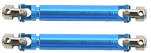 Albero di Trasmissione RC, Kit di Alberi di Trasmissione in Lega Aggiornamento Accessorio di Ricambio Compatibile con RGT 86100 1/10 RC Crawler Car(Blu)