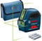 Bosch Professional Nivel láser GLL 2-10 G (láser verde, alcance: hasta 10 m, 3 pilas AA, estuche) – Amazon Exclusive