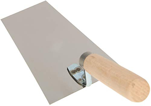 KOTARBAU® Edelstahl Trapezkelle 160 mm x 71 mm Maurerkelle mit Holzgriff Stukkateurkelle Putzkelle Stukkateurspachtel unabdingbar für Mauererarbeiten