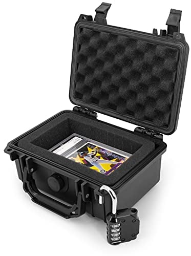 CASEMATIX Graded Card Case Aufbewahrungsbox für Sportkarten Kompatibel mit 8 BGS, 13 FGS oder 11 GMA PSA Graded Trading Card Slabs und mehr Sammelkarten - Luftdicht, Wasserdicht und Inklusive