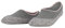 FALKE Damen Stoppersocken Cosyshoe Invisible W Hp Wolle rutschhemmende Noppen 1 Paar, Grau Light Grey 3400, 39/40 EU