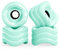 Shark Wheel 72mm 78a Skateboard-Räder, Surf-Skateboard-Räder, DNA-Formel, Seafoam (4er-Pack)