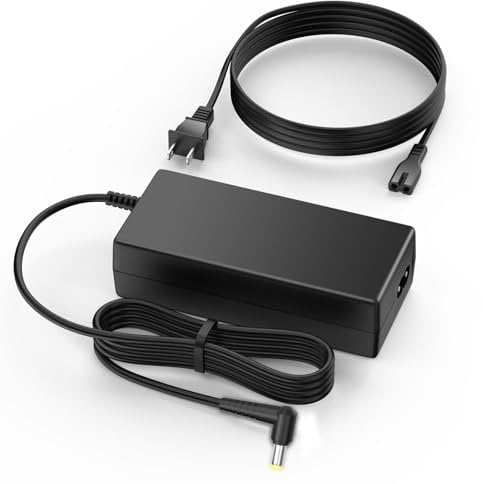 AC Adapter Charger Power Cord for HP 2011X 2211X 2311X, Insignia TV, BenQ AOC LCD Monitor Power Supply Cable
