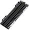 YAODHAOD M.2 Heatsink NVME 2280 SSD Cooler, Double-Sided Heat Sink with Thermal Silicone Pad for PS5 PCIE NVME M.2 SSD or NGFF SATA M.2 SSD Computer and PC… (Black)