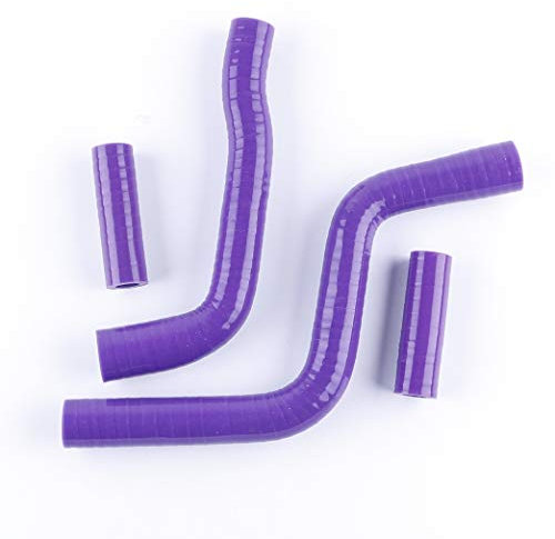 LUXERAD Compatible avec Yamaha YZ 125 YZ125 2002-2017 2003 04 05 06 07 Tuyau de radiateur en silicone haute performance (violet)
