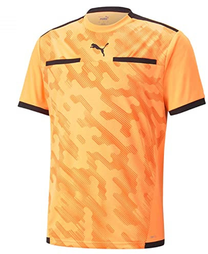 PUMA Herren Teamliga Referee Jersey Schiedsrichter-Shirt, Neon Citrus Black, XL