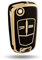 OFFCURVE Autoschlüssel Hülle Schlüsselhülle, Schlüsselcover TPU Autoschlüssel Schutzhülle 2 Tasten für Opel Vauxhall Astra Zafira Adam Insignia Mokka Corsa Signum Tigra Meriva