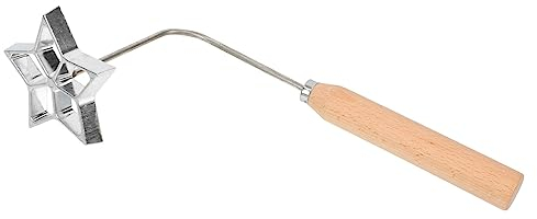 Happyyami 1 Satz Garnelenkuchen Frittierte Form Teig Gebraten Formen Kuchen Schablone Backen Hebewerkzeug Spanisches Eisen Fisch- Fritteuse- Form. Bunuelos Snack Mexikaner Holz Backform Keks