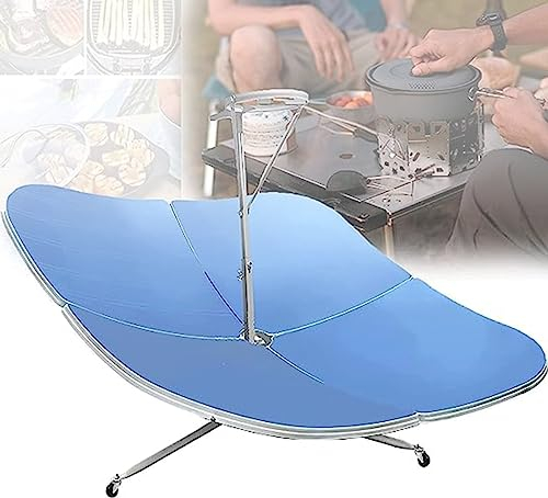 ALSUP Cocina Solar Concentrada Horno Solar Parabólico Portátil Cocina Solar Hornos Magnesia Camping Parrilla Cocina al Aire Libre Alimentos Concentrado Calor Herramienta