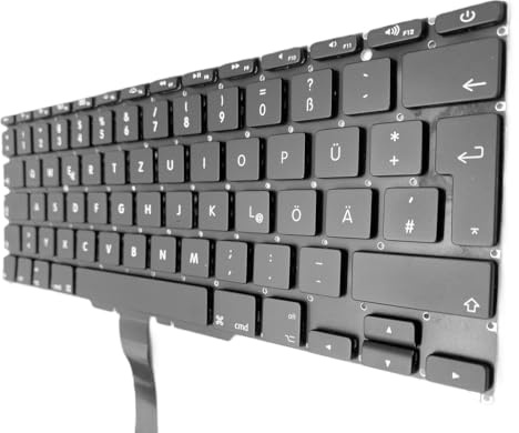 T-ProTek DEUTSCHE - Tastatur mit Beleuchtung kompatibel für MacBook Air A1465 Core i7 1.7 11