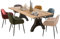 Dynamic24 Tisch 240x100cm Wildeiche Metall Holztisch Esstisch Speisetisch Küchentisch