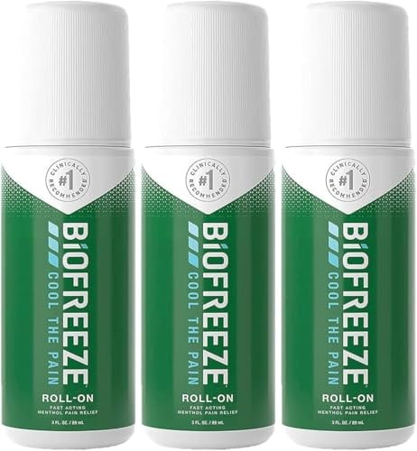 Biofreeze Muskelschmerzlinderung, 3x 89 ml, Unisex, Unparfümiert