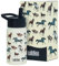 Wildkin Botella de agua reutilizable de acero inoxidable sin BPA de 14 onzas con tapa a prueba de fugas para niños y niñas, aislada, duradera y fácil de limpiar, para niños pequeños, sueños de caballo