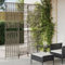 Wenjinqi-365390 Paravent mit 3 Paneelen, Polyrattan, Grau