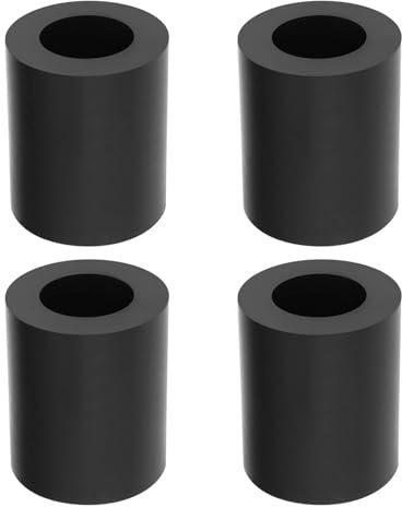 VGOL 4 Stück Gummibuchsen für Hintere Motorradstoßdämpfer Innendurchmesser 15 Mm Außendurchmesser 26 Mm Länge 31 Mm Kompatibel mit Royal Enfield-Stoßdämpfern für Den Hinteren Rahmen Motorrads
