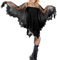 XINCHI Halloween Umhang Damen Mädchen Spitze Poncho Schwarz Übergröße Spinnennetz Kostüm Halloween Karneval Kostümparty Halloween Kostüme Fledermaus Zubehör