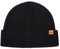 TOP-EX 100% Merino Mütze Strickmütze Wollmütze, Warme Wintermütze Beanie für Damen & Herren, Sport Outdoor Wool Watch Skimütze, Cuffed Sportmütze für Wandern und Laufen Schwarz