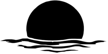 Wandtattoo Sonne, Vinyl, Sonnenuntergang, Wandtattoo, Boho, Sonne, Sonnenschein, Wandtattoo, Halbe Sonne, Aufkleber für Kinderzimmer, Sonnenaufgang-S-29x57cm-Black