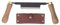4 Inch Draw Shave Tool, Ergonomic Dual Wooden Handle, Carbon Steel Blade for Woodworking and Debarking, Efficient Cutting and Versatile Applications with Protective Cover