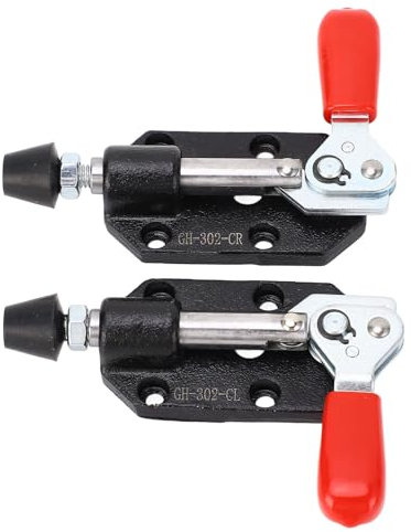 2 Teilige Kniehebelklemmen für die Holzbearbeitung, Nockenklemme, Schnellspanner für CNC Halteklemmen, Push Pull Kippspanner, Einstellbare Holzbearbeitung, Schnellspanner Posit