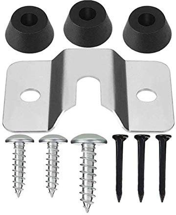 Dartboard Bracket Hanging Kit - Stainless Steel Wall-Mount Bracket with Screws, Stabilisers, Screw Hook Set for Secure Dartboard Installation – Dartboard Fixing Accessory Kit