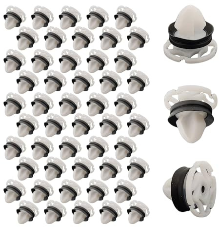 50pcs Interior Trim & Door Card Moulding Clips for Certain Vauxhall 95508766