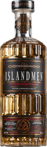 Islandmen Blended Irish Whiskey, Triple Distilled, Bourbon and Sherry Cask Finish, 43% Vol, 700ml