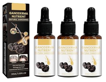 Grey Hair Treatment Serum,Natürliches Haarserum Gegen Graues Haar und Haarausfall, Repariert Frizz, Pflanzliches Öl mit Vitaminen, Beugt Vorzeitigem Ergrauen vor, Für Männer & Frauen