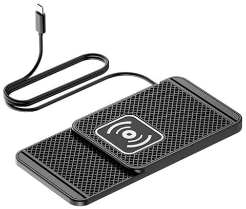 ZHENCU Induktive ladestation für VW Multivan T7 2021-2024 2025+, Type-C USB, rutschfest Wireless Charger Auto Ladepad, Induktive Ladestation für Auto,1M-Type C