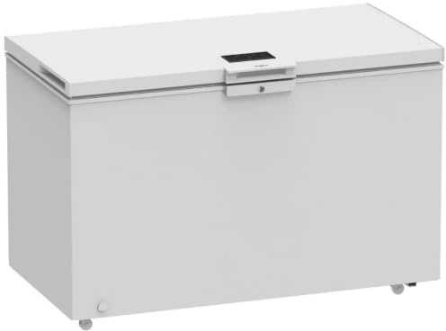 Whirlpool W3RHS37EW2 Congelatore a Pozzetto 321l | Bianco, Statico, Classe E, Display Touch, Sistema di controllo Elettronico, 85x133x70,5 cm (AxLxP)