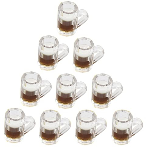 Von 10 Stück Simulation Bierflasche Kleine Verkostungsgläser Moderne Zimmertischdekorationen Simulation Bierflasche Home Room Tischdekorationen