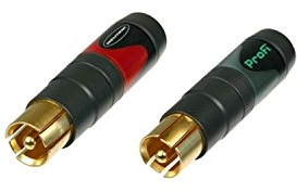 NEUTRIK Cinch Stecker Profi (Paar) NF 2 CB-2