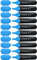 Schneider Job 150 Textmarker (aus recyceltem Kunststoff, ausgezeichnet mit Der blaue Engel) 10er Pack blau
