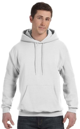 Hanes Unisex EcoSmart® 50/50 Pullover Hooded Sweatshirt M Sand