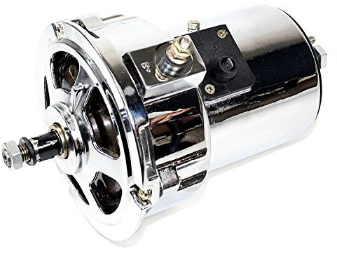 IAP Performance AC903923C Lichtmaschine (Chrom, 75 A, hohe Ausgangsleistung für VW Käfer)