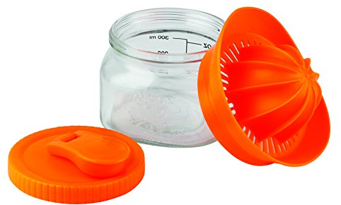 Mason UTS-3-GI-0215 UTU3GI0029 Juicer 10 oz, Glass, Orange/Clear