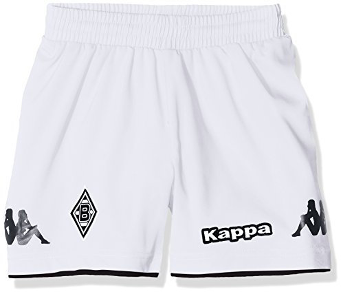 Kappa Kinder Borussia Mönchengladbach Trikot-Shorts, 001 White, 140